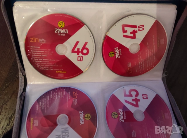 Оригинални Зумба дискове - 28 CD + 1 DVD (ZIN & Mega Mix), снимка 4 - CD дискове - 54110105