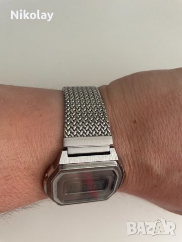 CASIO A1000 Vintage Silver Metal Watch / Мъжки часовник, снимка 9 - Мъжки - 45300691