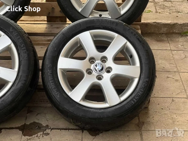 5х100 15 Цола Лети Джанти Skoda Fabia 5x100 Шкода Фабиа, снимка 2 - Гуми и джанти - 52435879