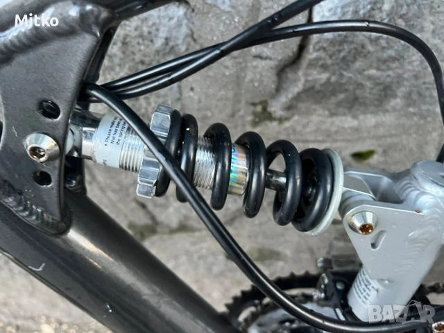 28 цола алуминиев велосипед с 21 скорости усилени капли амортисьори предни и задни като нов , снимка 7 - Велосипеди - 52166345