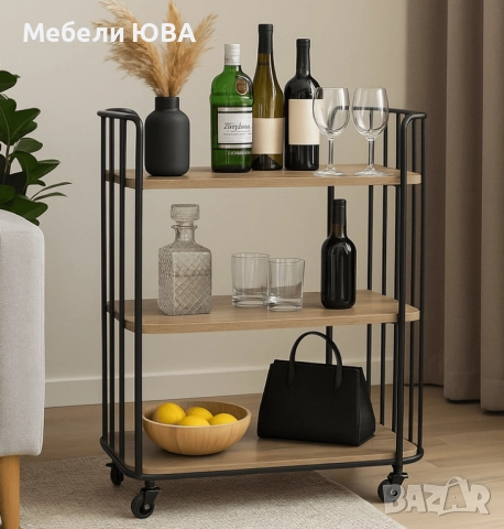 Помощна маса с колелца