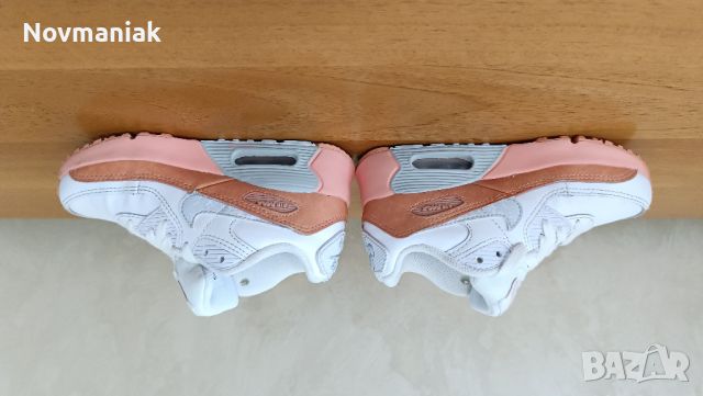 Nike Air Max 90 Leather-Като Нови, снимка 6 - Детски маратонки - 46156191