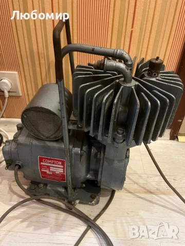 Компресор - английски, с двигател, уникален, безмаслен, безшумен