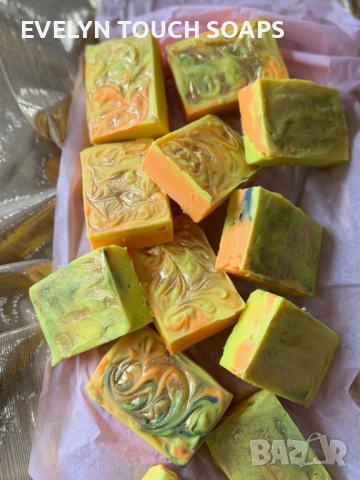 Ръчно изработен сапун “Печена ябълка и канела 5 лв., снимка 2 - Козметика за тяло - 52807232