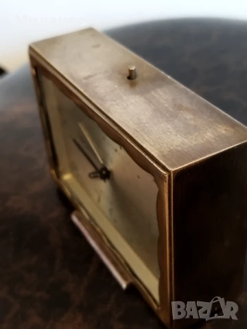 Стар механичен будилник, настолен часовник, снимка 5 - Антикварни и старинни предмети - 51044318