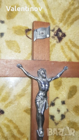 Старинен дървен кръст, снимка 2 - Антикварни и старинни предмети - 53201725