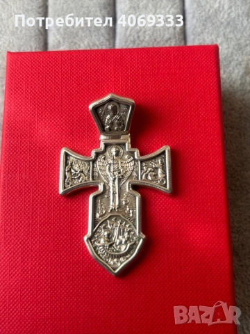 Сребърен кръст 925 , снимка 7 - Колиета, медальони, синджири - 54277528