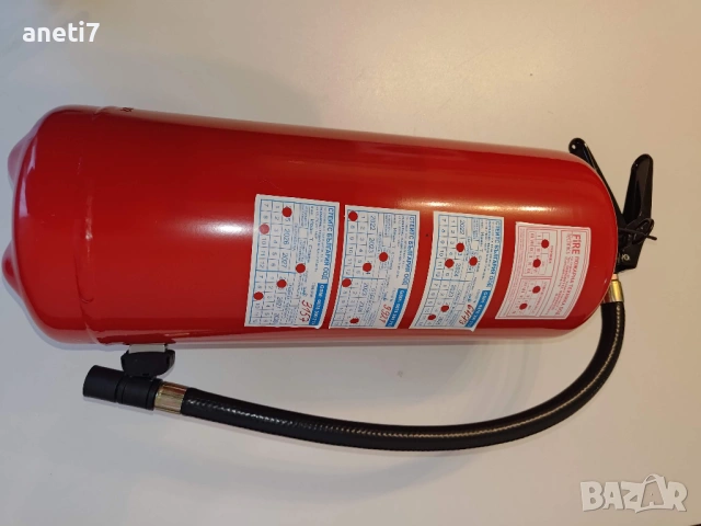 Прахов пожарогасител АВС 6кг Торнадо Заверен актуален стикер Извършено техническо обслужване 09.2026, снимка 3 - Друго - 53258657