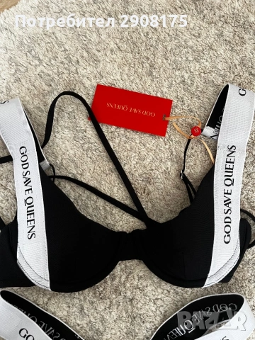Нов Дамски Бански God Save Qweens, снимка 4 - Бански костюми - 54066478
