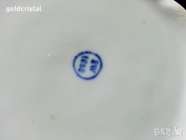 Стар български порцелан чайник заханица латиера , снимка 6 - Антикварни и старинни предмети - 51887719