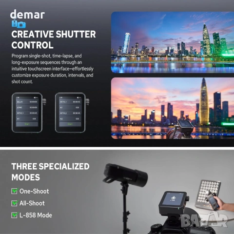 Godox X3 Pro N, 2.4G безжичен сензорен екран, предавател за светкавица, снимка 7 - Светкавици, студийно осветление - 54216101