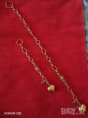 Сребърен комплект,колие и гривна. 