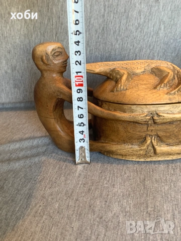 дървена фигура добра изработка , снимка 7 - Антикварни и старинни предмети - 54100707