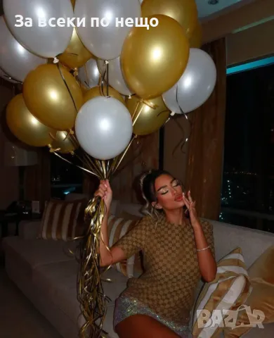 Gucci Дамска Луксозна Бежова Къса Рокля Гучи Код A602, снимка 3 - Рокли - 50372162