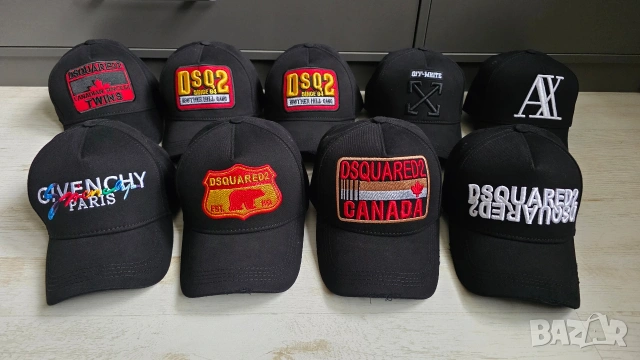 Шапка с козирка dsquared с производствени дефекти!, снимка 6 - Шапки - 48946911