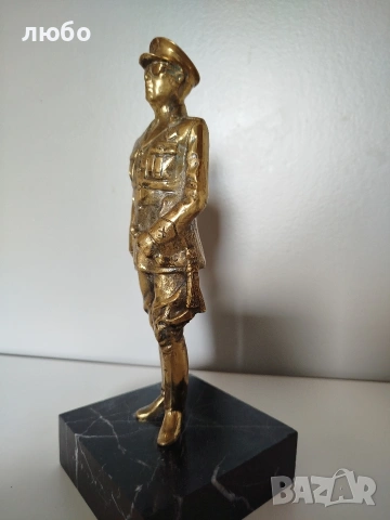 БРОНЗОВА СТАТУЯ-СКЛУПТУРА ФРАНКО , снимка 6 - Антикварни и старинни предмети - 53960063