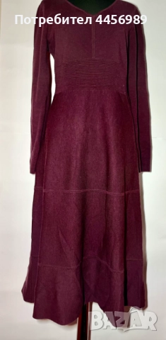 Страхотни рокли в цвят бордо , снимка 2 - Рокли - 52660669