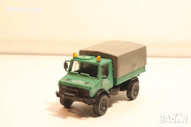 ROCO H0 1/87 MERCEDES UNIMOG КОЛИЧКА КАМИОН МОДЕЛ, снимка 3 - Колекции - 54076357