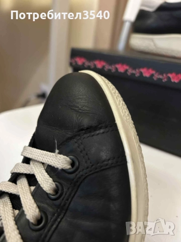 Дамски черни кецове Ecco, снимка 6 - Кецове - 51482015