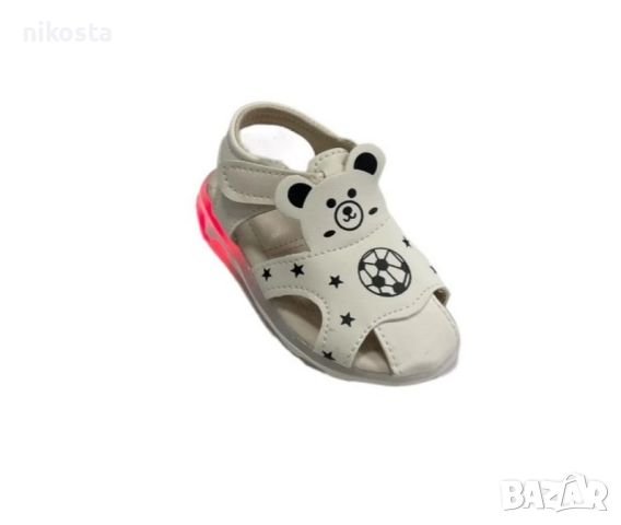 Светещи бебешки / детски сандали за момче, снимка 2 - Бебешки обувки - 45897333