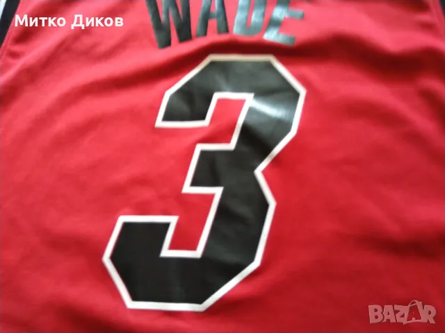 Miami Heat NBA  Dwyane Wade #3 баскетболни тениски домакини и гости размер М, снимка 7 - Баскетбол - 49910818