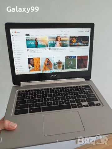 ChromeBook Acer , 13.3" FULL HD тъчскийн, 4 ядрен, 4GB рам, 32GB SSD, снимка 6 - Лаптопи за дома - 52717716
