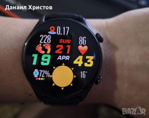Смарт часовник Amazfit - GTR 3 Pro, 1.45'', Infinite Black, снимка 3 - Смарт гривни - 45492571