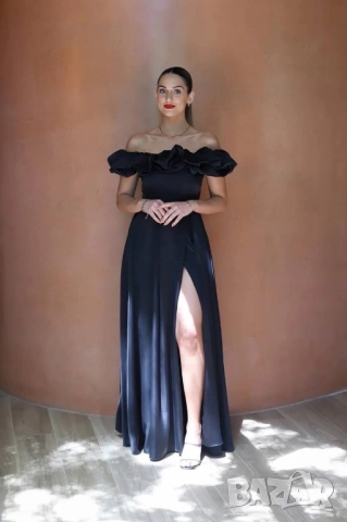 дълга рокля с цепка 