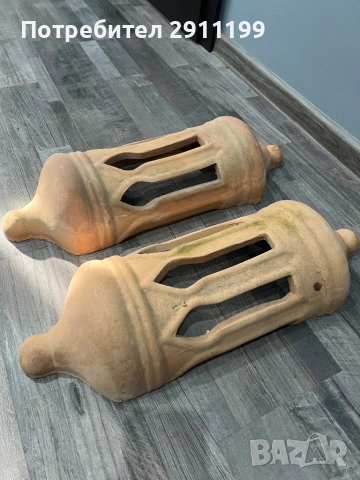 Голям керамичен аплик, 2 бр., снимка 8 - Други - 53882449