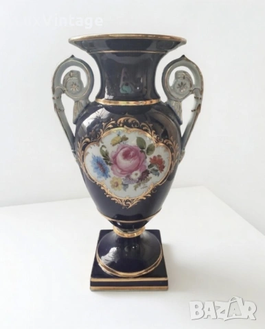 Meissen порцелан ваза винтидж колекция, снимка 2 - Антикварни и старинни предмети - 53669572