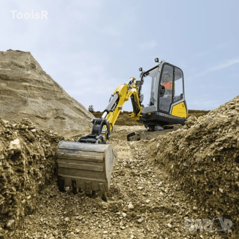 1.5t мини верижен багер под наем, малък багер за изкоп и канали