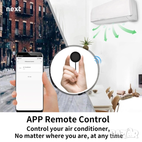 Универсално смарт дистанционно Tuya WiFi Smart IR Remote Control Smart Life APP Replace TV DVD, снимка 2 - Друга електроника - 51452038