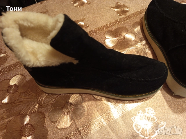 Нови Дамски Зимни Боти Изцяло от Чист Велур 38, снимка 4 - Дамски боти - 52969989