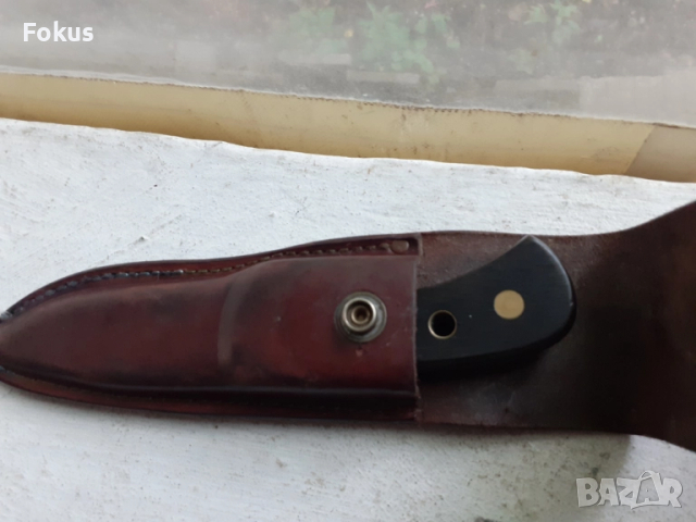 Нож Puma Solingen с оригинална кожена кания Пума Солинген, снимка 4 - Антикварни и старинни предмети - 51497939