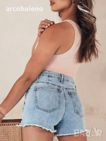 Дамски дънкови шорти STREETVIBE, снимка 2 - Къси панталони и бермуди - 50379572