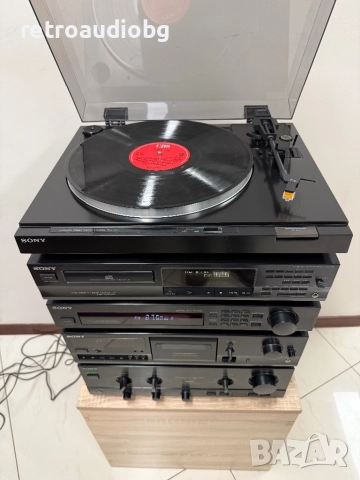 🔊Ретро аудио система SONY - Усилвател, дек, cd, тунер, грамофон - опция тонколони🔊, снимка 2 - Аудиосистеми - 52578474