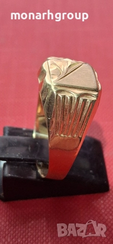 Златен пръстен, снимка 3 - Пръстени - 52808212