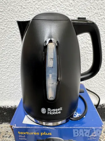 Електрическа Кана Russell Hobbs Textures Plus 22591-70, 2400W, LED, 360°, Филтър!, снимка 2 - Кани - 50436984