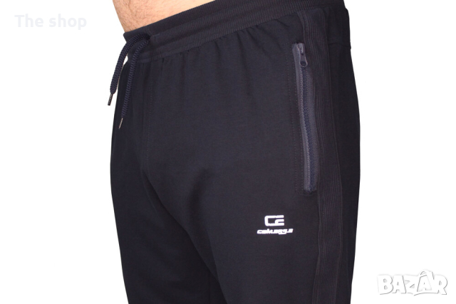 Памучни шорти в тъмносин цвят (003), снимка 2 - Къси панталони - 45073552