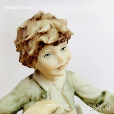 Голяма фигура Capodimonte подписана B. Merli. , снимка 15 - Колекции - 53123877