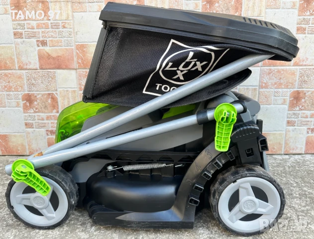 LUX A-RM-2x20 /4/33 SET - Акумулаторна косачка като нова 2x20V 4.0Ah, снимка 9 - Градинска техника - 51241147