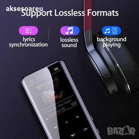 Нов Bluetooth MP3 плейър HIFI мп3 player за музика с високоговорители MP4 Media FM радио Рекордер Вг, снимка 14 - Радиокасетофони, транзистори - 46550044