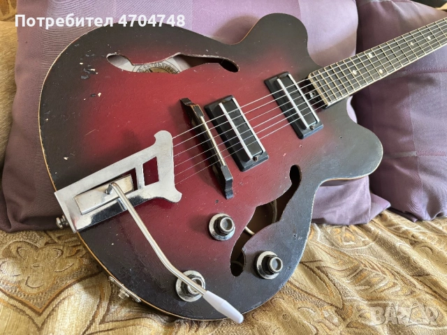 Ретро електрическа китара Кремона, снимка 6 - Китари - 53757441