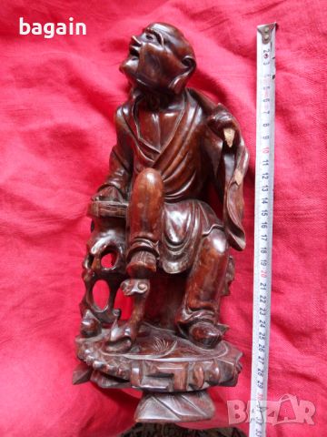 Буда. Старинна статуя. Цин., снимка 8 - Антикварни и старинни предмети - 46453212