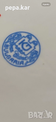 Каничка и чаша за кафе с чинийка от костен порцелан, снимка 4 - Сервизи - 52719336