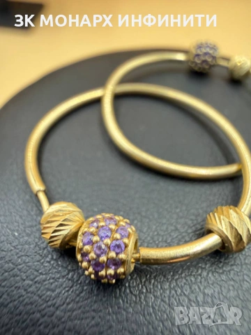 Златни обеци /585/, снимка 4 - Обеци - 53866256