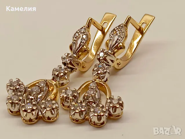 Руско злато , снимка 2 - Обеци - 50251710