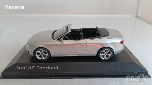 Метален, колекционерски модел на Audi A5 Cabriolet