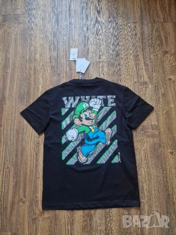 Страхотна мъжка тениска OFF WHITE & MARIO размер S M L XL , снимка 9 - Тениски - 50792263