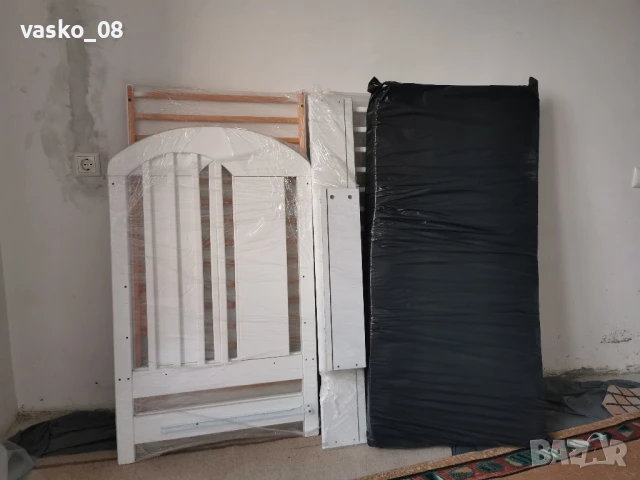 Ново_бебешко легло tymon 60x120 + матрак, снимка 7 - Бебешки легла и матраци - 50623610